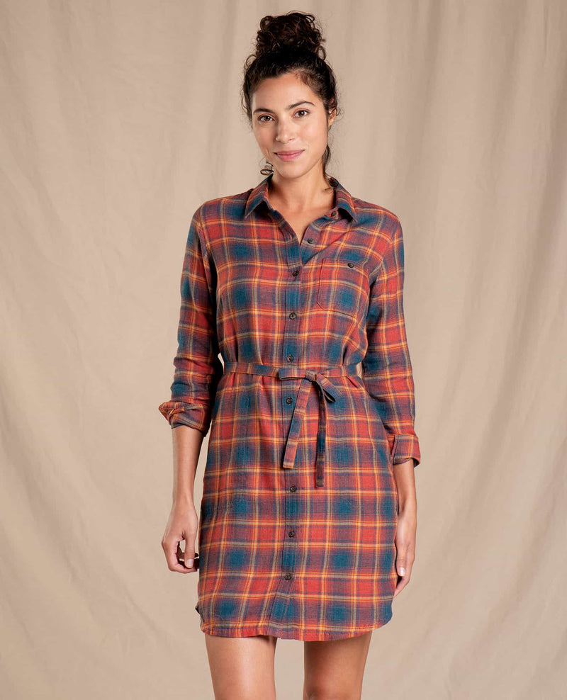 Re-Form Flannel Shirtdress | Toad☀Co